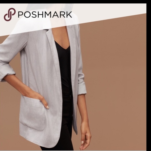 Pre Owned Aritzia Talula Blazer Light blue Size XS - Picture 2 of 9